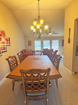 Chandelier, Dining room, Interior