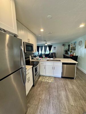 Interior, Kitchen, Recessed Lighting, Stainless Steel Appliances