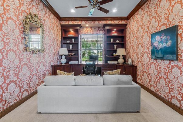 Home Office, Interior, Recessed Lighting