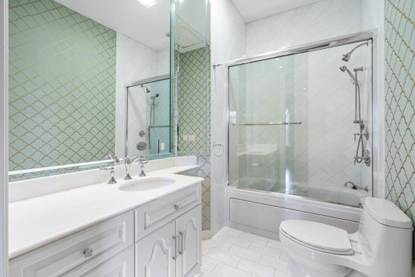 Bathroom, Glass Shower, Interior