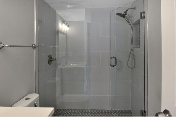 Bathroom, Glass Shower, Interior