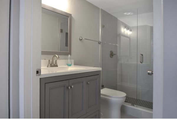 Bathroom, Glass Shower, Interior