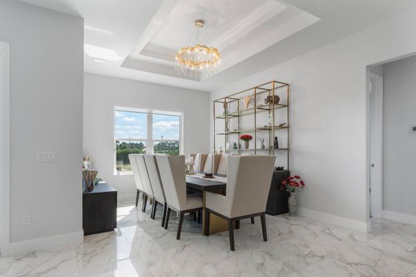 Chandelier, Dining room, Interior, Marble