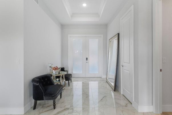 Interior, Marble, Recessed Lighting