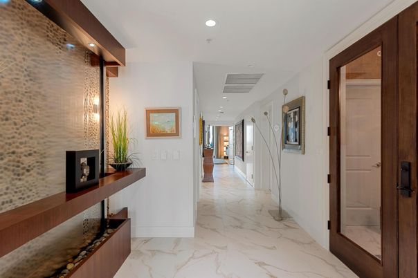 Interior, Marble, Recessed Lighting
