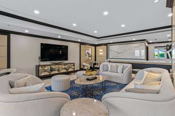 Interior, Living room, Recessed Lighting