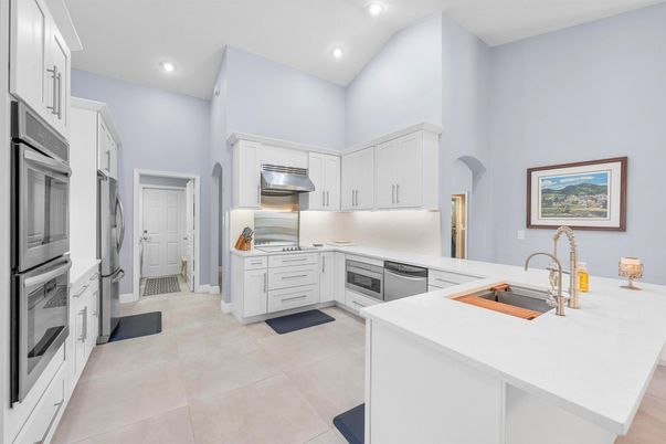 Interior, Kitchen, Recessed Lighting, Stainless Steel Appliances