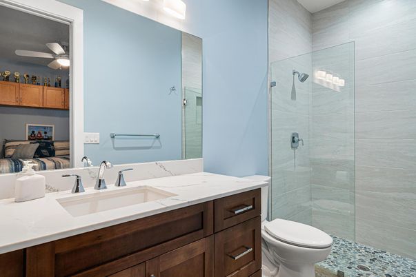 Bathroom, Glass Shower, Interior