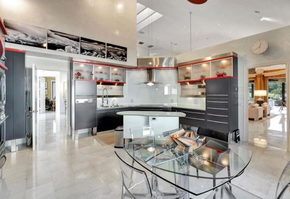 Interior, Kitchen, Pendant Lights, Recessed Lighting