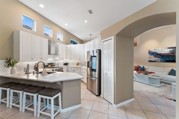 Interior, Kitchen, Living room, Pendant Lights, Recessed Lighting, Stainless Steel Appliances