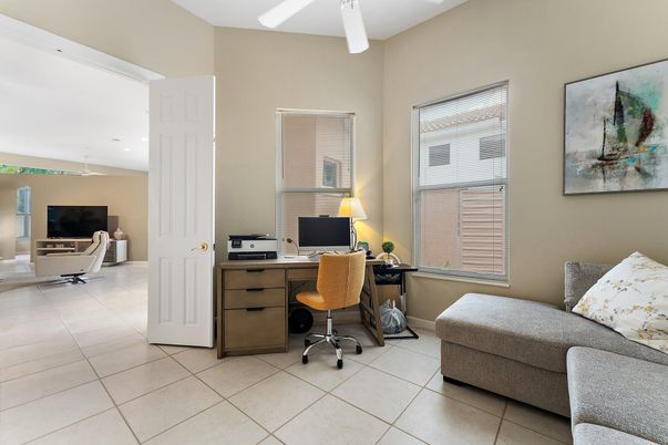 Home Office, Interior, Recessed Lighting
