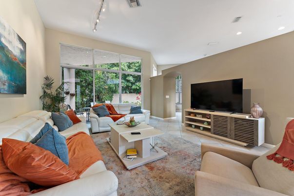 Interior, Living room, Recessed Lighting