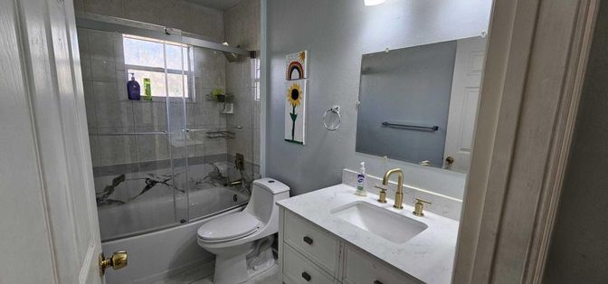Bathroom, Glass Shower, Interior