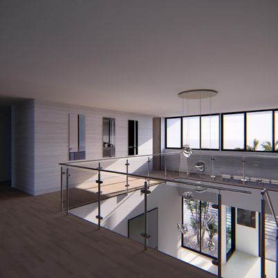 Interior, Pendant Lights, Wood Texture Flooring