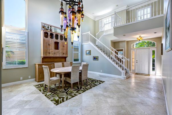 Chandelier, Dining room, Interior, Recessed Lighting