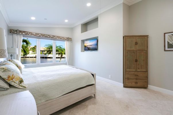Bedroom, Interior, Recessed Lighting