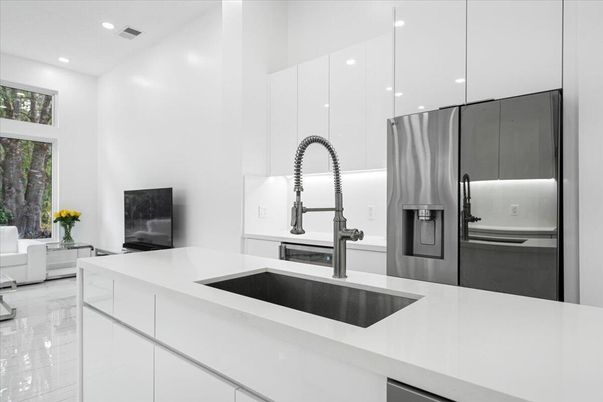Interior, Kitchen, Recessed Lighting, Stainless Steel Appliances