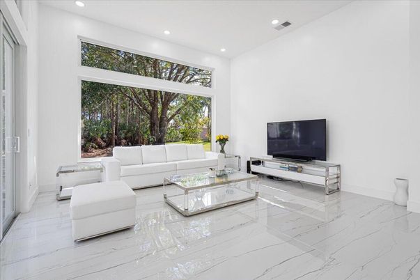 Interior, Living room, Marble, Recessed Lighting