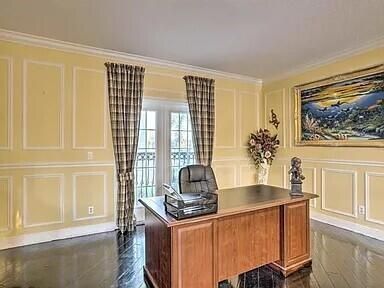 Home Office, Interior, Wood Texture Flooring