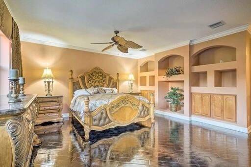 Bedroom, Interior, Wood Texture Flooring