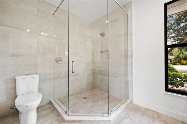 Bathroom, Glass Shower, Interior