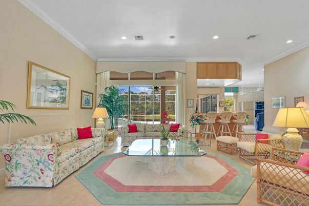 Interior, Living room, Recessed Lighting