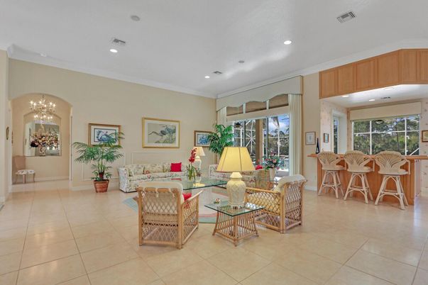 Interior, Living room, Recessed Lighting