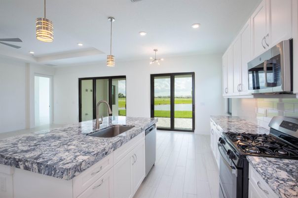 Interior, Kitchen, Pendant Lights, Recessed Lighting