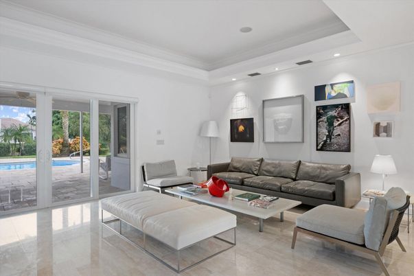 Interior, Living room, Recessed Lighting
