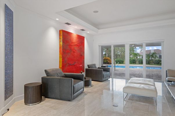 Interior, Living room, Recessed Lighting