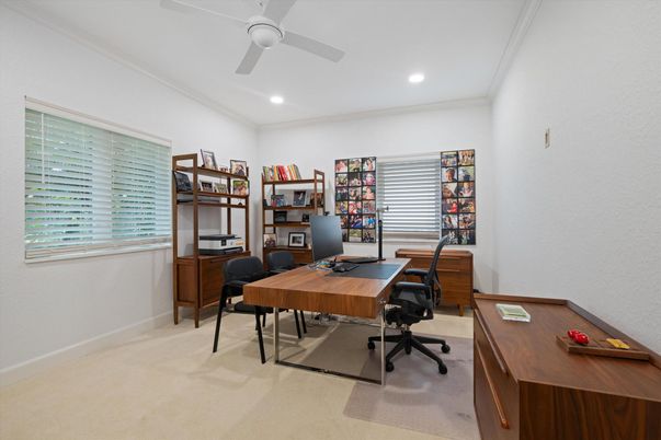 Home Office, Interior, Recessed Lighting
