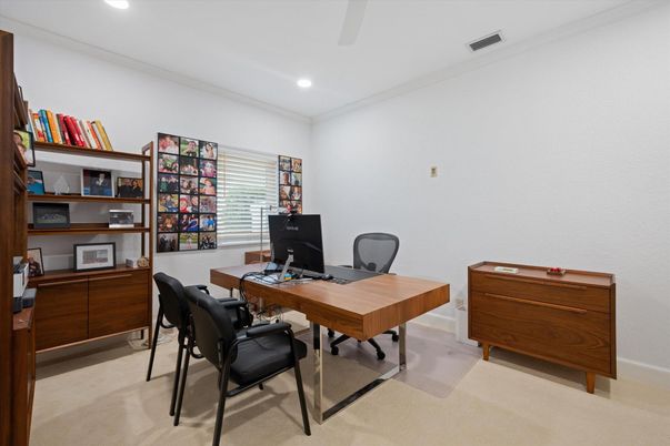 Home Office, Interior, Recessed Lighting