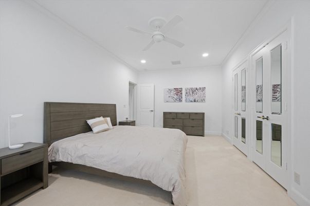 Bedroom, Interior, Recessed Lighting