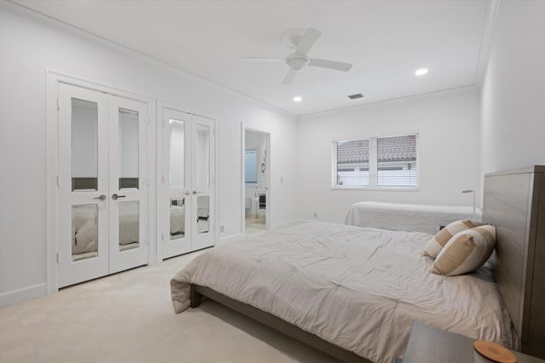 Bedroom, Interior, Recessed Lighting