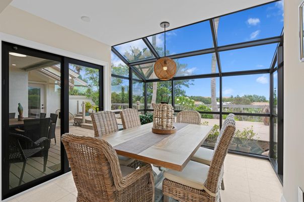 Dining room, Glass Ceilings, Interior, Pendant Lights, Sun Room