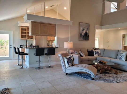Interior, Kitchen, Living room, Recessed Lighting