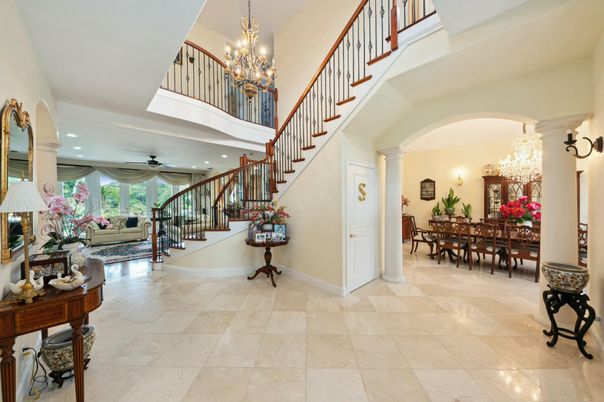 Chandelier, Dining room, Interior, Recessed Lighting