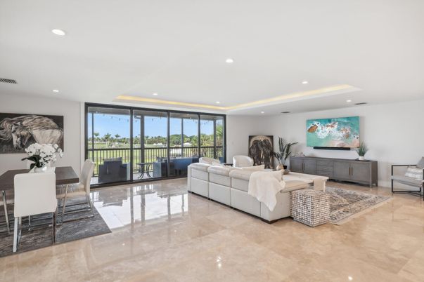 Interior, Living room, Recessed Lighting