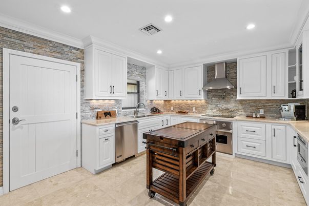 Interior, Kitchen, Recessed Lighting, Stainless Steel Appliances