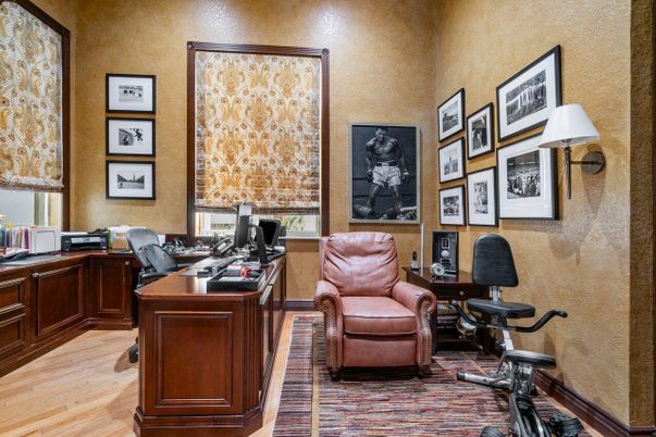 Home Office, Interior, Wood Texture Flooring