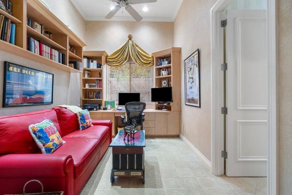 Home Office, Interior, Recessed Lighting