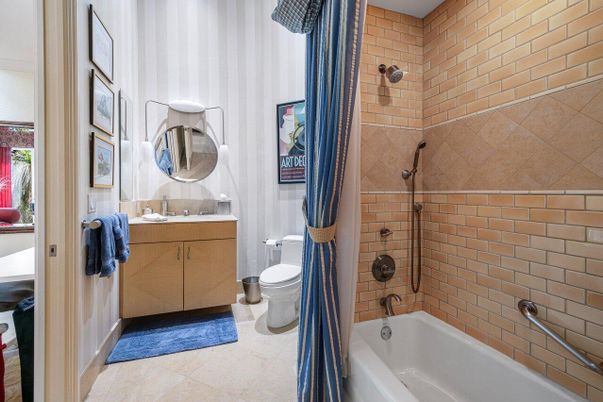 Bathroom, Interior, Stone Walls