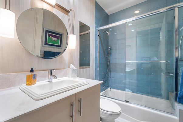Bathroom, Glass Shower, Interior