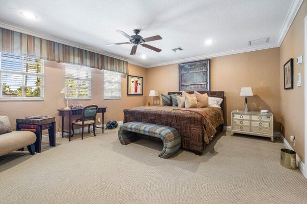 Bedroom, Interior, Recessed Lighting