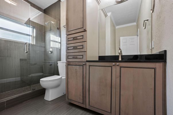 Bathroom, Glass Shower, Interior