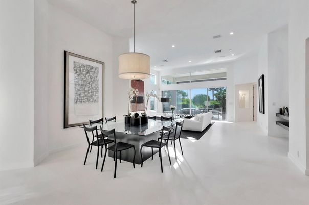 Dining room, Interior, Living room, Pendant Lights, Recessed Lighting