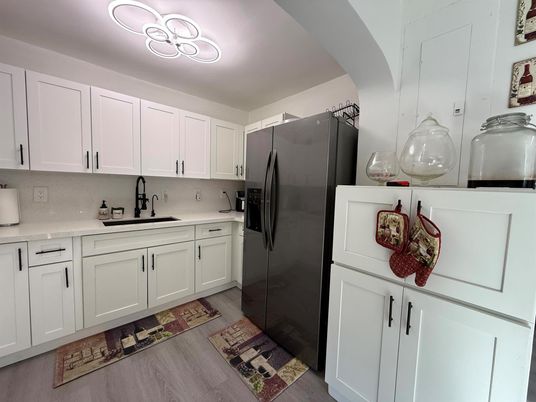Interior, Kitchen, Wood Texture Flooring
