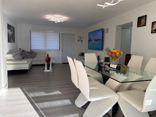 Dining room, Interior, Wood Texture Flooring