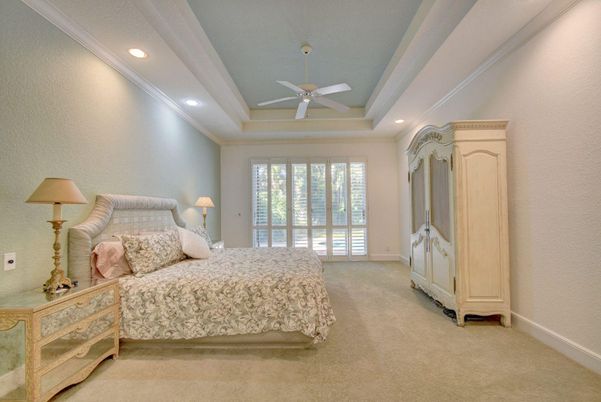 Bedroom, Interior, Recessed Lighting