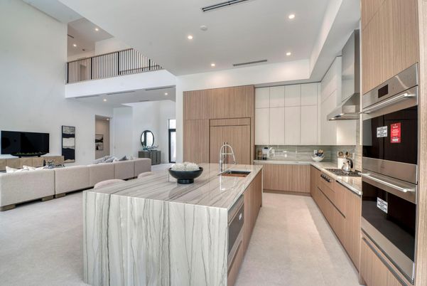 Interior, Kitchen, Living room, Recessed Lighting, Stainless Steel Appliances